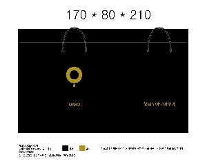 ι | ̼ι_ 200x90x260mm
